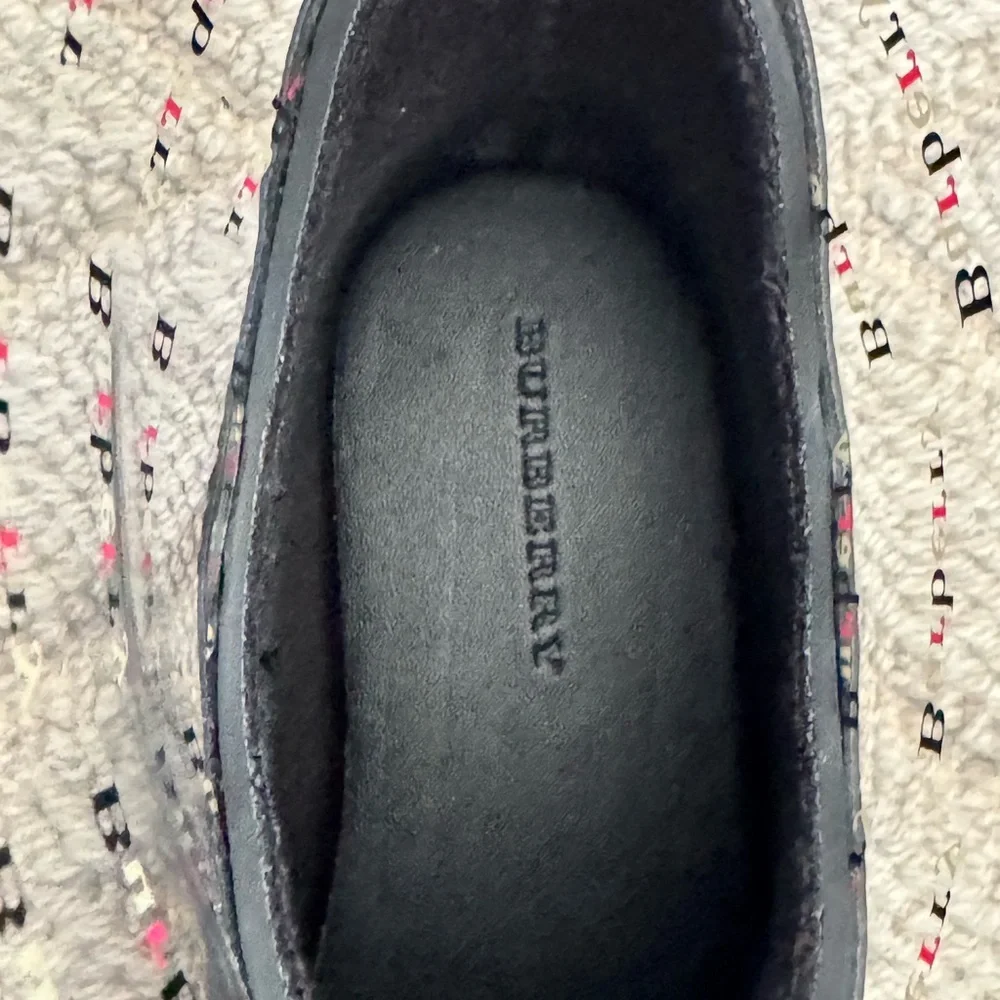 Burberry Frosty Logo Print Transparent Kids Boots